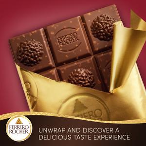 Ferrero Rocher Milk Chocolate Bar with Hazelnut & Pecan 90g - gallery image 3