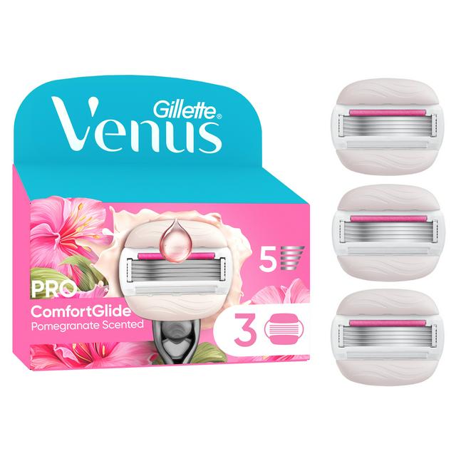 Gillette Venus Pro ComfortGlide Pomegranate Scented Tropical Women’s Blades - gallery image 1