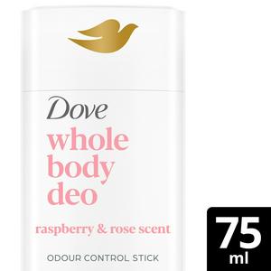 Dove 75ml Raspberry & Rose Whole Body Deodorant Stick