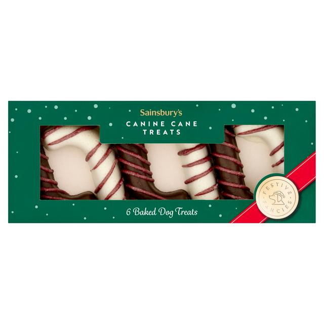 Sainsbury's 6 x Canine Cane Baked Dog Treats - gallery image 1