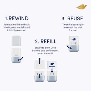 Dove 35ml Original No 1 Antiperspirant Stick Deodorant Refill - gallery image 6