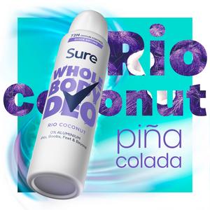 Sure 150ml Rio Coconut Whole Body Deodorant Spray - gallery image 2