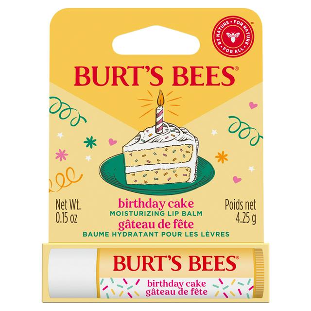 Burt's Bees 4.25g Birthday Cake Moisturizing Lip Balm - gallery image 1
