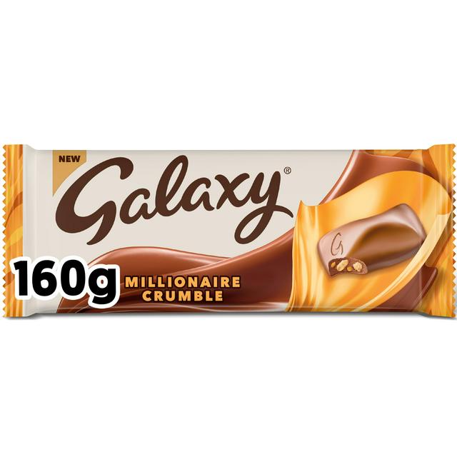 Galaxy 160g Millionaire Crumble Chocolate Bar - gallery image 1