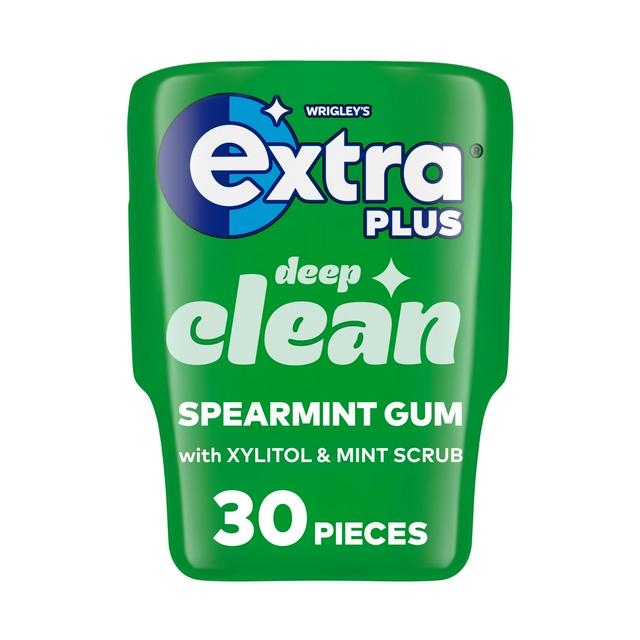Extra Plus 30 x Deep Clean Sugarfree Chewing Gum Bottle - gallery image 1