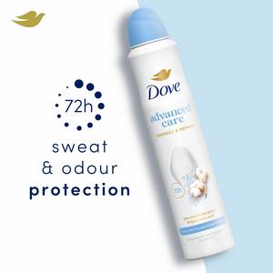 Dove Advanced Care 200ml Fresh Cotton & Sea Minerals Antiperspirant Aerosol Deodorant Spray - gallery image 3