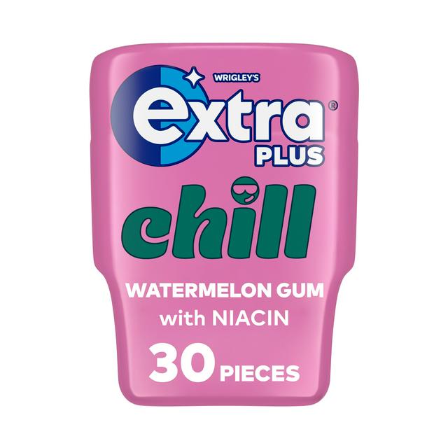 Extra Plus 30 x Chill Sugarfree Chewing Gum Bottle - gallery image 1