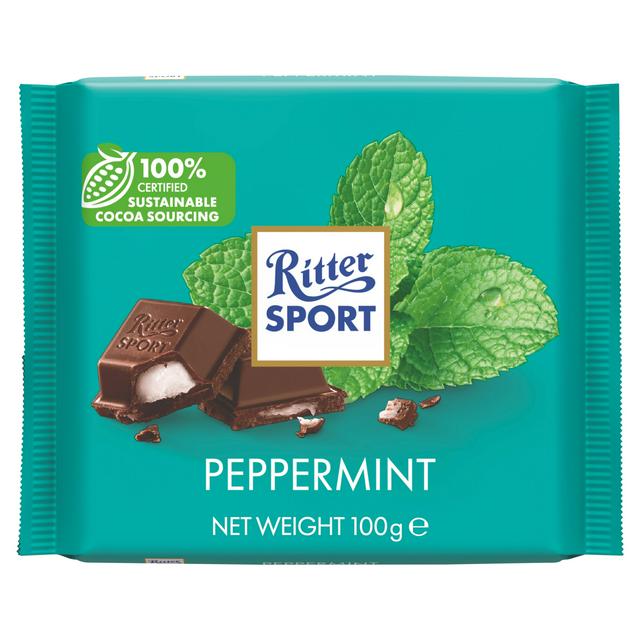 Ritter 100g Sport Peppermint Chocolate Bar - gallery image 1