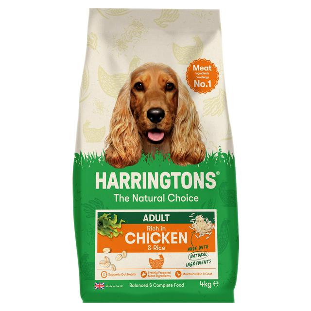 Harringtons 4kg Rich in Chicken & Rice Dry Adult Dog Food - gallery image 1