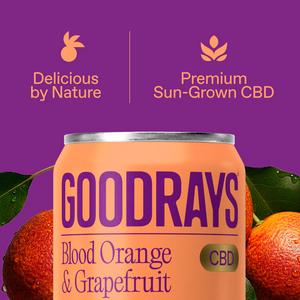 Goodrays 330ml Blood Orange & Grapefruit Can - gallery image 3