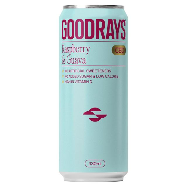 Goodrays 330ml Raspberry & Guava Can - gallery image 1