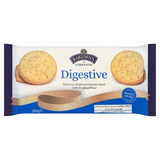 Rakusen's of Yorkshire 200g Digestive Wholemeal Biscuits - gallery image 1
