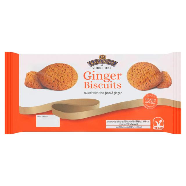 Rakusen's of Yorkshire 150g Ginger Biscuits - gallery image 1