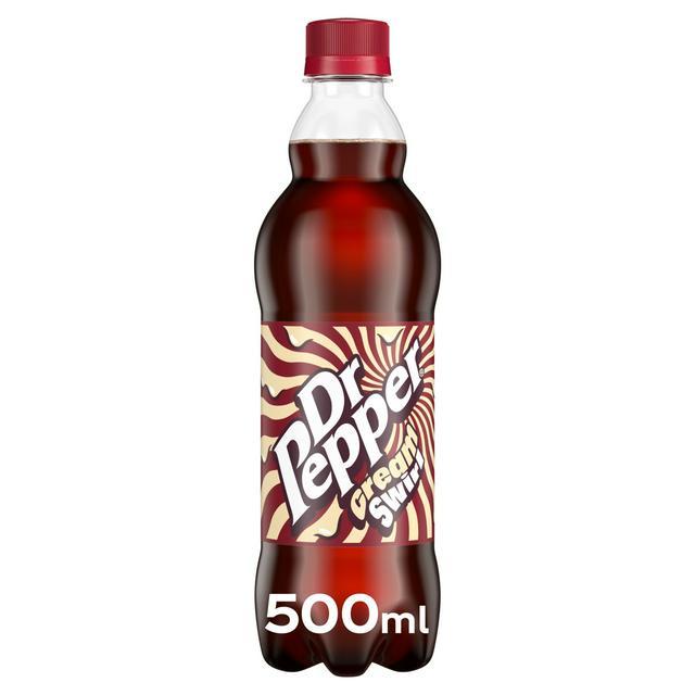 Dr Pepper 500ml Cream Swirl Bottle - gallery image 1