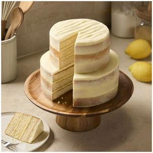Sainsbury's 2.2kg Two Tier Lemon Drizzle Naked Cake, Taste the Difference - gallery image 2