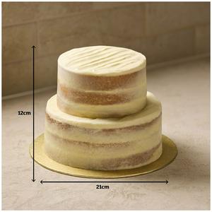 Sainsbury's 2.2kg Two Tier Lemon Drizzle Naked Cake, Taste the Difference - gallery image 3