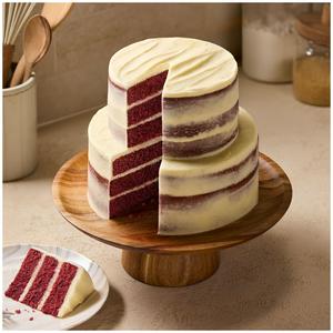 Sainsbury's 2.2kg Two Tier Red Velvet Naked Cake, Taste the Difference - gallery image 2