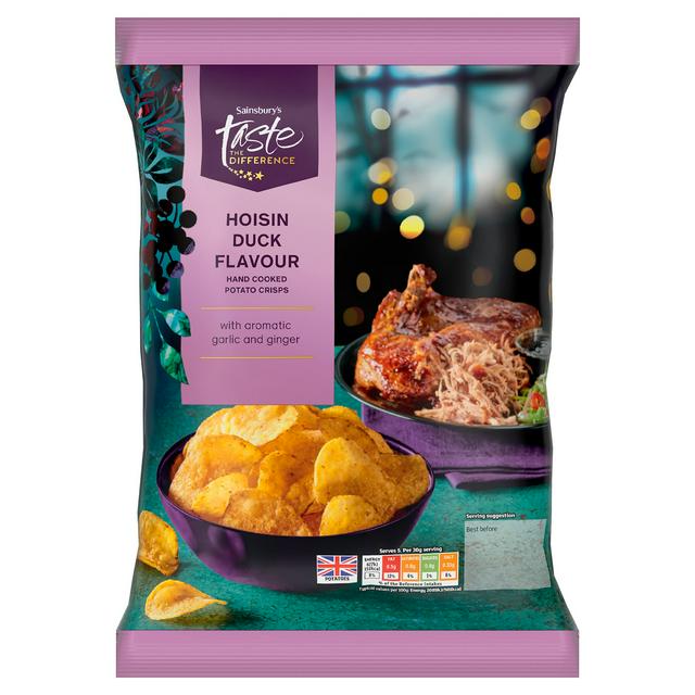 Sainsbury's 150g Duck with Hoisin Crisps, Taste the Difference - gallery image 1