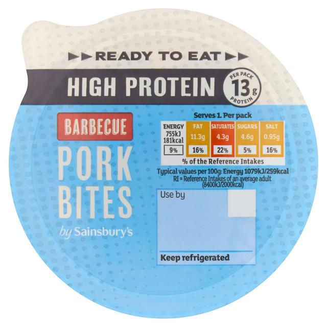 Sainsbury's 70g High Protein BBQ Pork Bites - gallery image 1