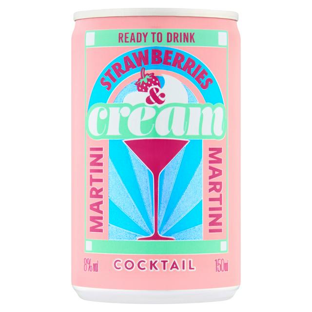 Martini 150ml Strawberries & Cream Cocktail - gallery image 1