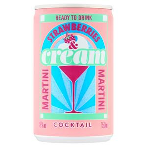 Martini 150ml Strawberries & Cream Cocktail