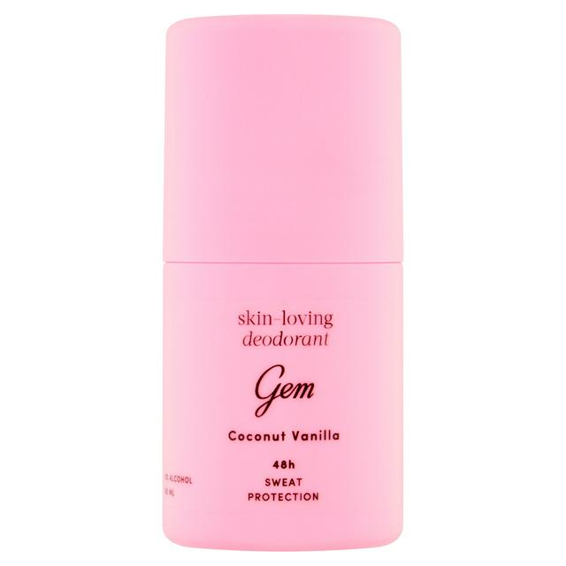 Gem 50ml Skin Loving Protection Coconut Vanilla Female Roll on Deodorant - gallery image 1