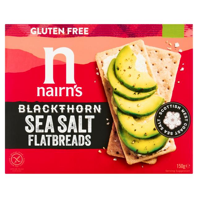 Nairn's 150g Blackthorn Sea Salt Flatbreads - gallery image 1