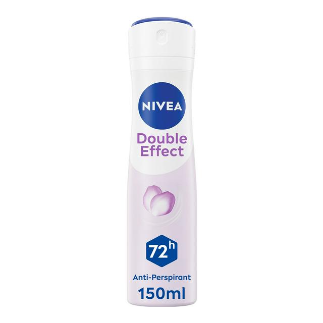 Nivea 150ml Double Effect 72h Antiperspirant Deodorant Spray - gallery image 1