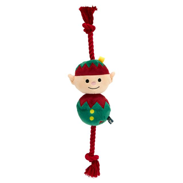 Petface Elliot Elf Plush & Rope Dog Toy - gallery image 1
