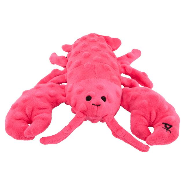Petface Lucie Lobster Plush Dog Toy - gallery image 1