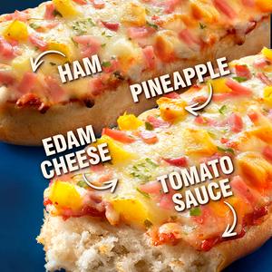 Chicago Town 2 x Subs Ham & Pineapple Pizzas 250g - gallery image 2
