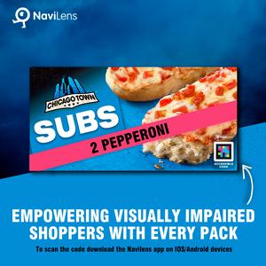Chicago Town 2 x Subs Pepperoni Pizzas 250g - gallery image 4