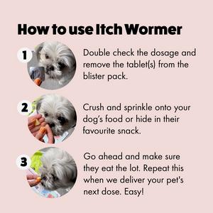 Itch 2 x Wormer XL Dog Triple Action Worming Tablets - gallery image 3