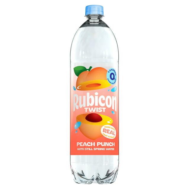 Rubicon Twist 1.5L Peach Punch Still Flavoured Spring Water Bottle - gallery image 1