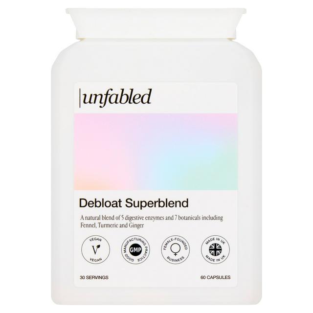 Unfabled 60 x Debloat Superblend Capsules - gallery image 1