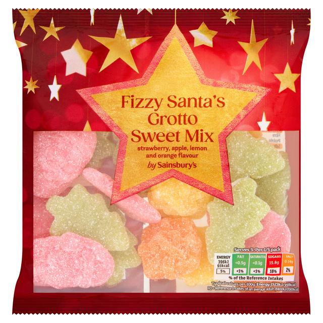 Sainsbury's 130g Fizzy Santa's Grotto Sweet Mix - gallery image 1