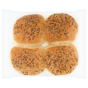 Sainsbury's 4 Linseed Topped Milk Rolls