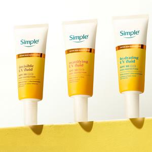 Simple 40ml Invisible UV Fluid Sunscreen with SPF 50 Sun Protection - gallery image 5