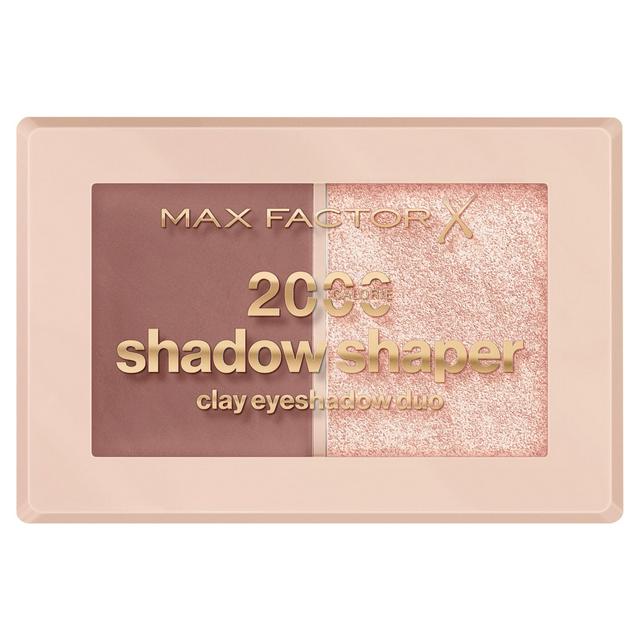 Max Factor 2000 Calorie Shadow Shaper Duo Eyeshadow Palette 010 Clay Gleam - gallery image 1