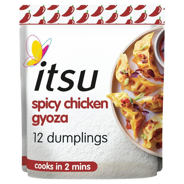 itsu 12 x Spicy Chicken Gyoza Dinner Dumplings 240g - gallery image 1