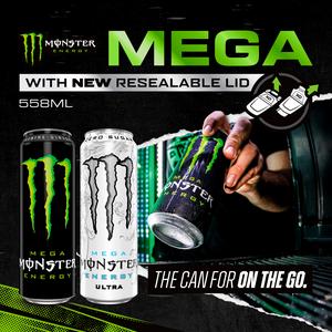 Monster 558ml Mega Resealable Energy Drink Can - gallery image 2