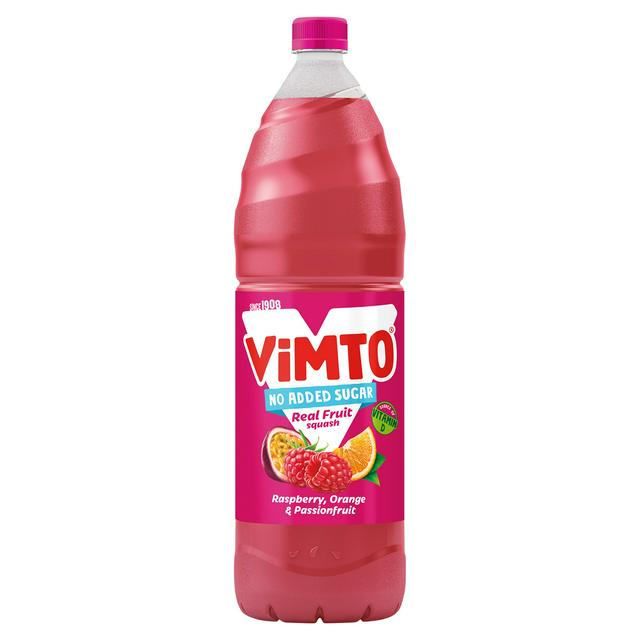 Vimto 2L Raspberry, Orange & Passionfruit Real Fruit Squash - gallery image 1