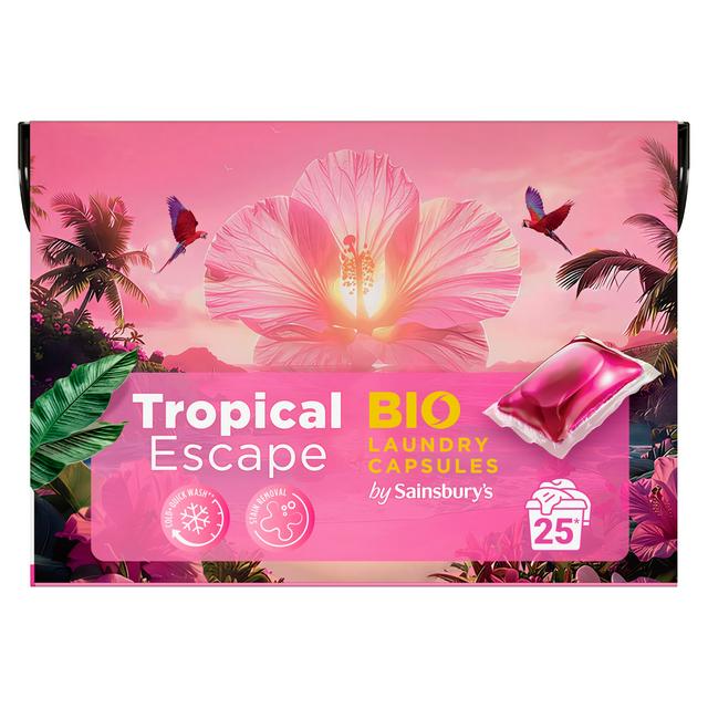 Sainsbury's 325g Tropical Escape Bio Laundry Capsules - gallery image 1