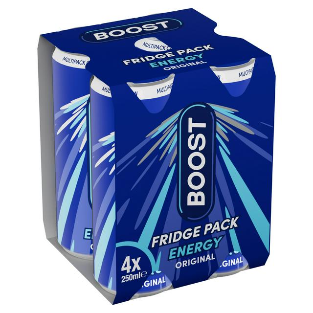 Boost Energy 4 x 250ml Original Fridge Pack - gallery image 1