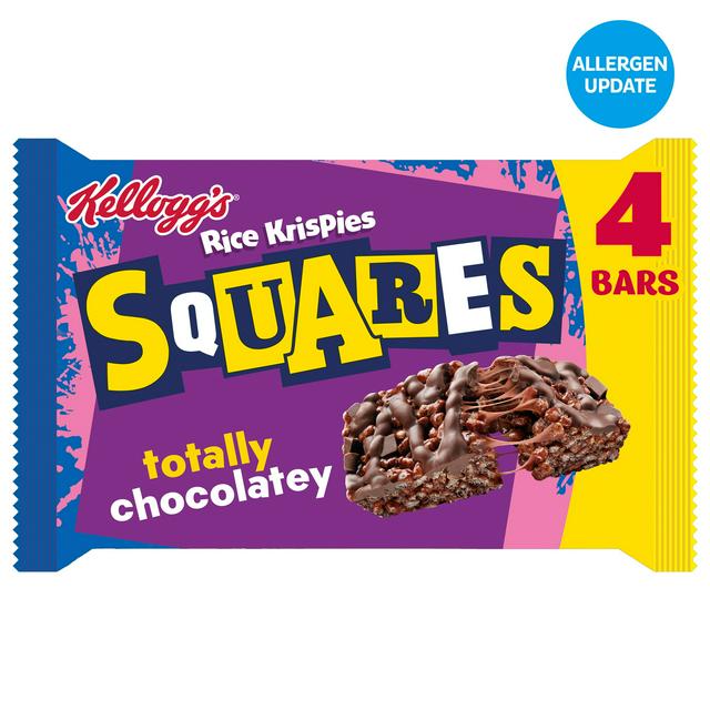 Kellogg's Rice Krispies Squares 4 x 36g Totally Chocolatey Snack Bars - gallery image 1