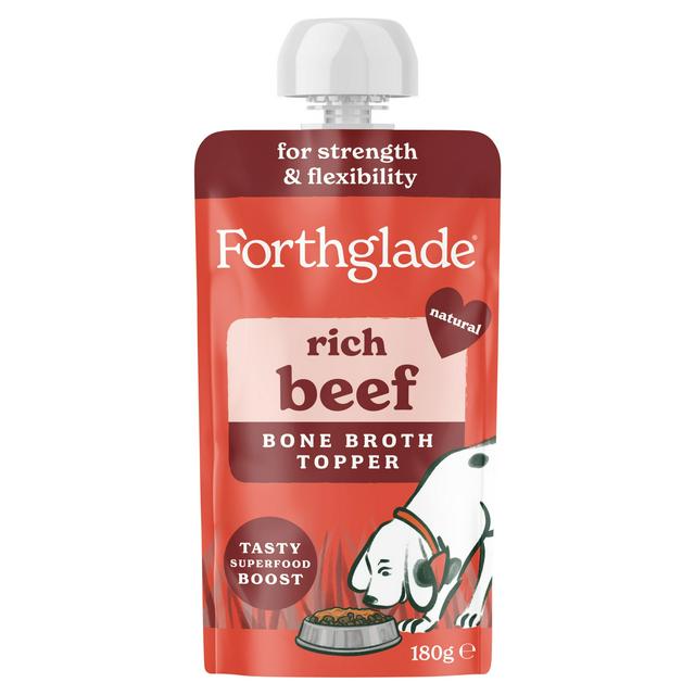 Forthglade 180g 4 Months+ Rice Beef Bone Broth Topper for All Dogs Food - gallery image 1