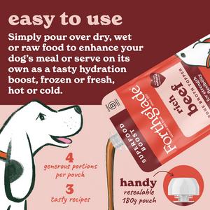 Forthglade 180g 4 Months+ Rice Beef Bone Broth Topper for All Dogs Food - gallery image 4