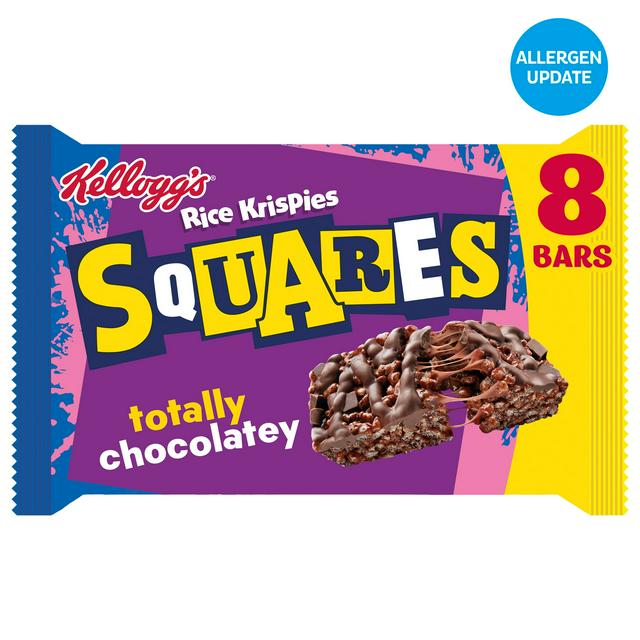 Kellogg's Rice Krispies Squares 8 x 36g Totally Chocolatey Snack Bars - gallery image 1