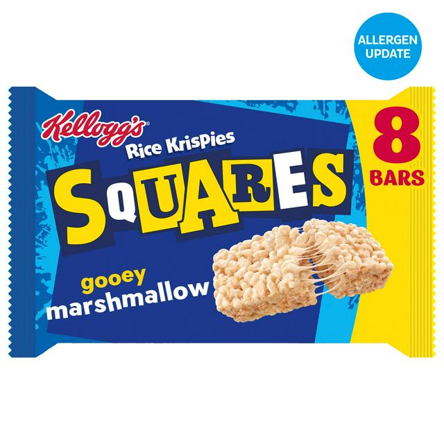 Kellogg's Rice Krispies Squares 8 x 28g Marshmallow Snack Bars - gallery image 1