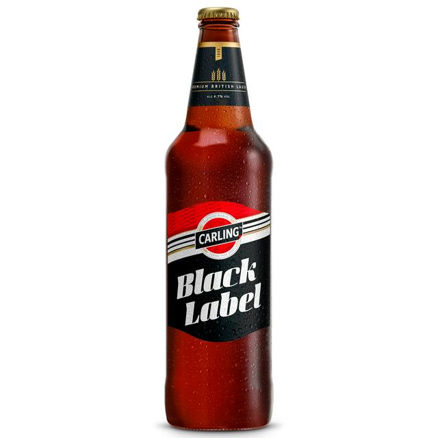 Carling 660ml Black Label Premium Lager Beer Bottle - gallery image 1